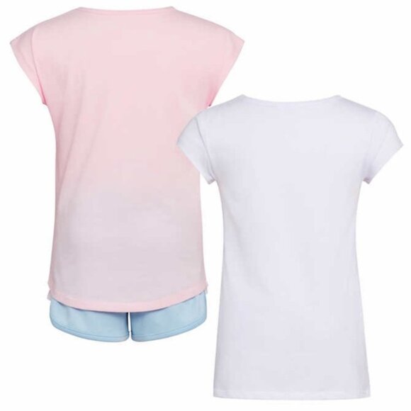 Adidas Youth Girls 3-piece Set Pink 6 - Picture 2 of 3